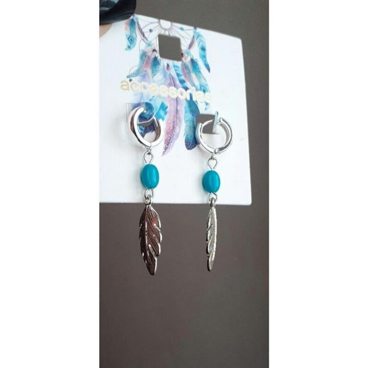 گوشواره فیروزه گوشواره برگ گوشواره آویز گوشواره آویز برگ